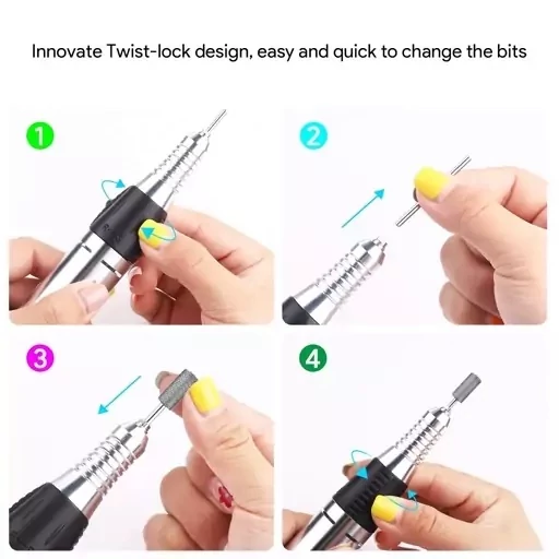 ست سوهان ناخن  برند JSDA Power JD 400 تولید آلمان