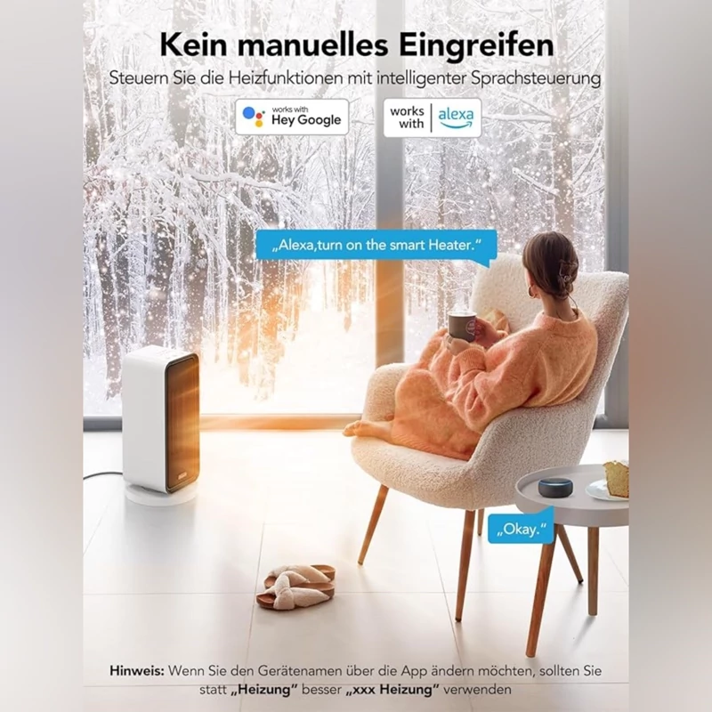 بخاری برقی هوشمند WIFدار کم مصرف برند Govee Life