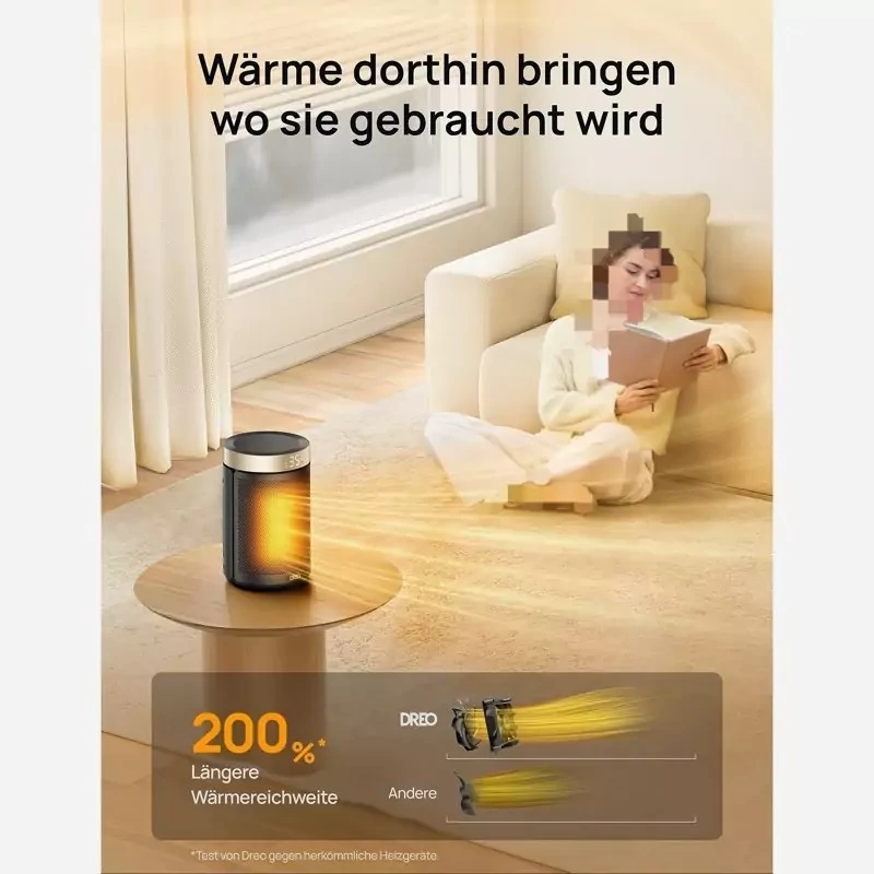 بخاری فن هیتر سرامیکی PTC کم مصرف Dreo، ساخت آلمان.
