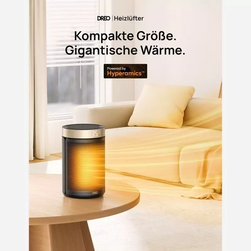 بخاری فن هیتر سرامیکی PTC کم مصرف Dreo، ساخت آلمان.