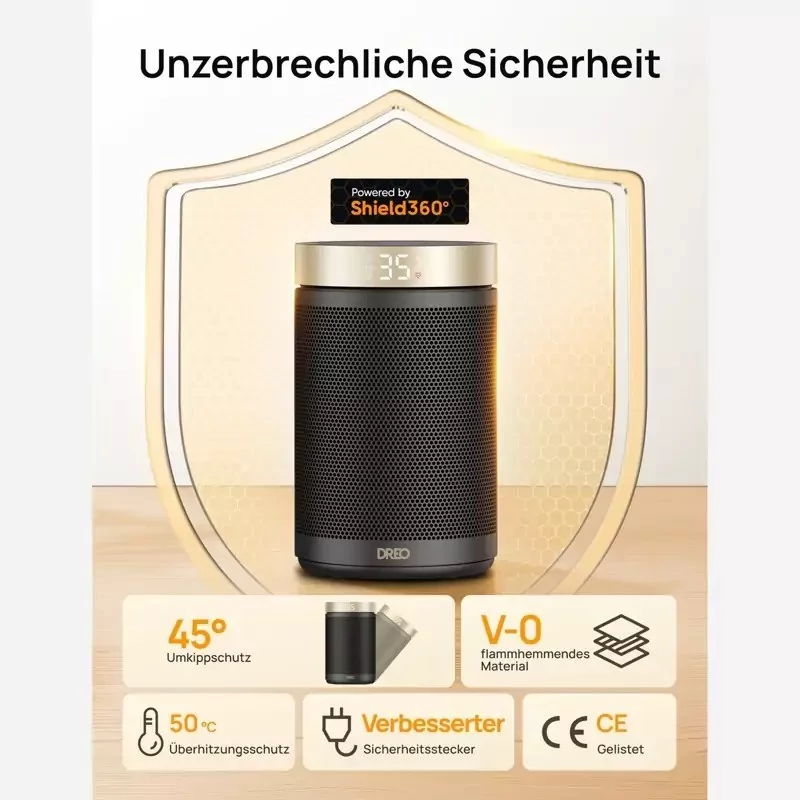 بخاری فن هیتر سرامیکی PTC کم مصرف Dreo، ساخت آلمان.