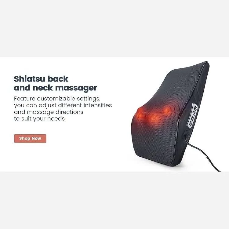 ماساژور پشتی صندلی ماشین و خانگی شیاتسو برند ietek jh-k3