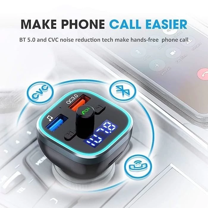 شارژر فندکی بلوتوثی برند VicTsing