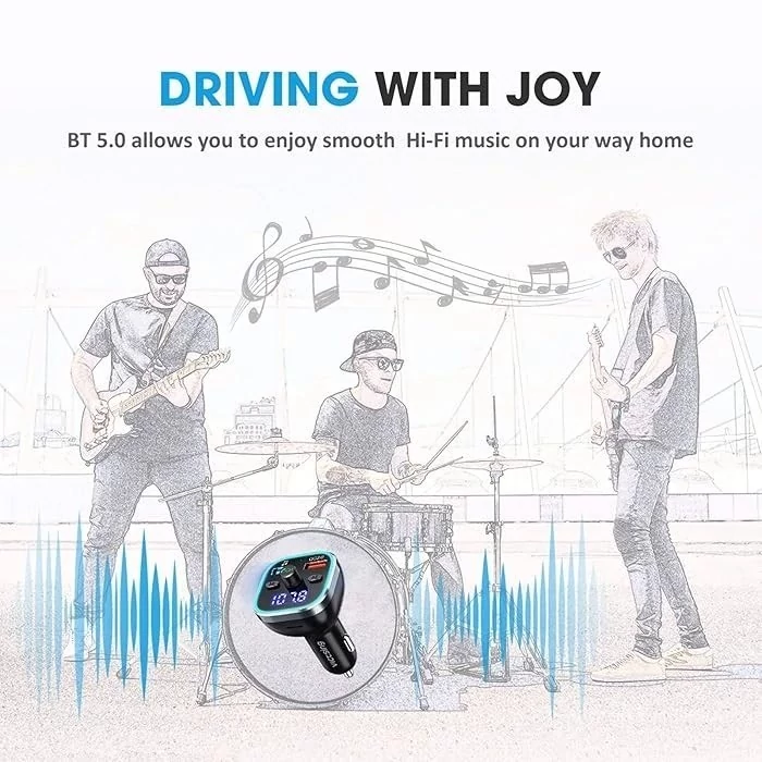 شارژر فندکی بلوتوثی برند VicTsing