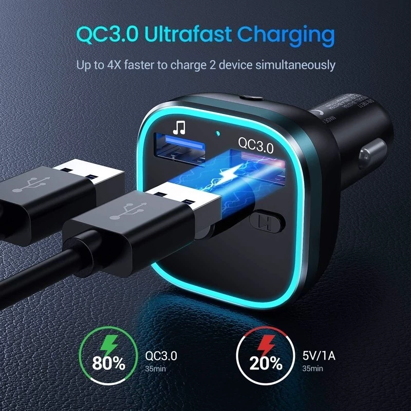 شارژر فندکی بلوتوثی برند VicTsing