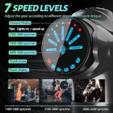 ماساژور تفنگی گان بافت عمیق برند DACORM مدل Y8 Pro Max