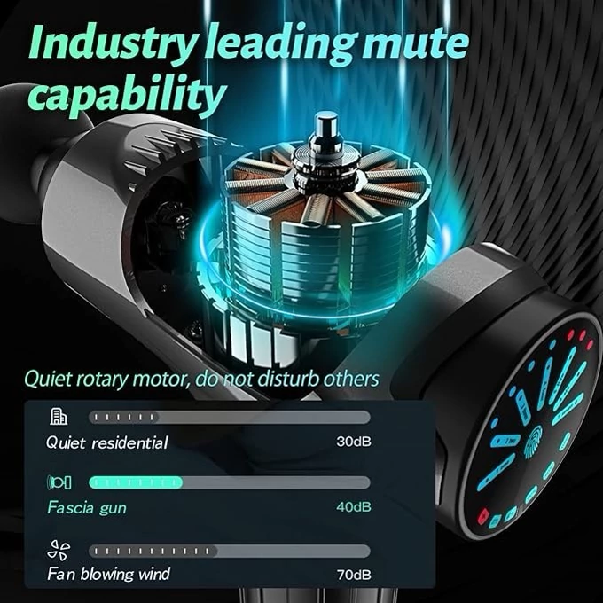 ماساژور تفنگی گان بافت عمیق برند DACORM مدل Y8 Pro Max