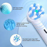 سری مسواک برقی اورال بی پک 16 عددی برند Vibeey