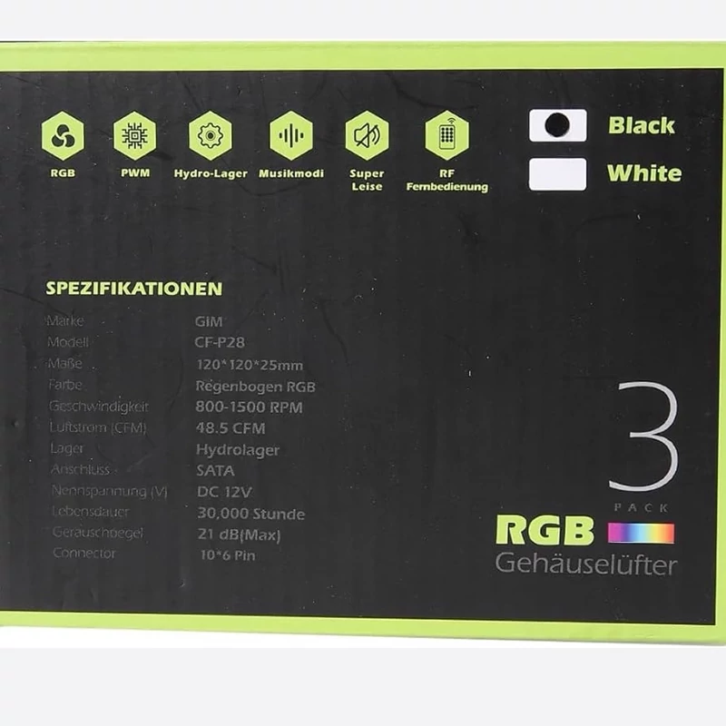 فن هوای  LED خنک کننده GIM CF-P28