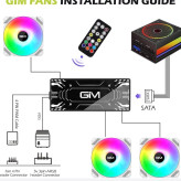 فن هوای LED خنک کننده GIM CF-P28