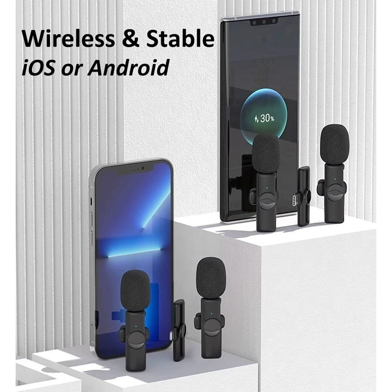 میکروفون بی سیم یقه ای سازگاری با آیفون