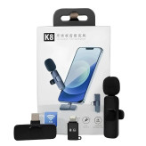 میکروفون یقه ای بیسیم حرفه ای مدل k8