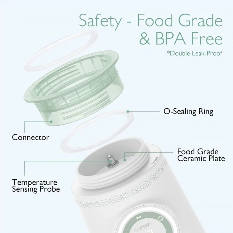 گرم کن شیشه شیر کودک قابل حمل برند momcozy مدل MW03