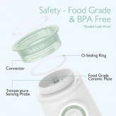 گرم کن شیشه شیر کودک قابل حمل برند momcozy مدل MW03