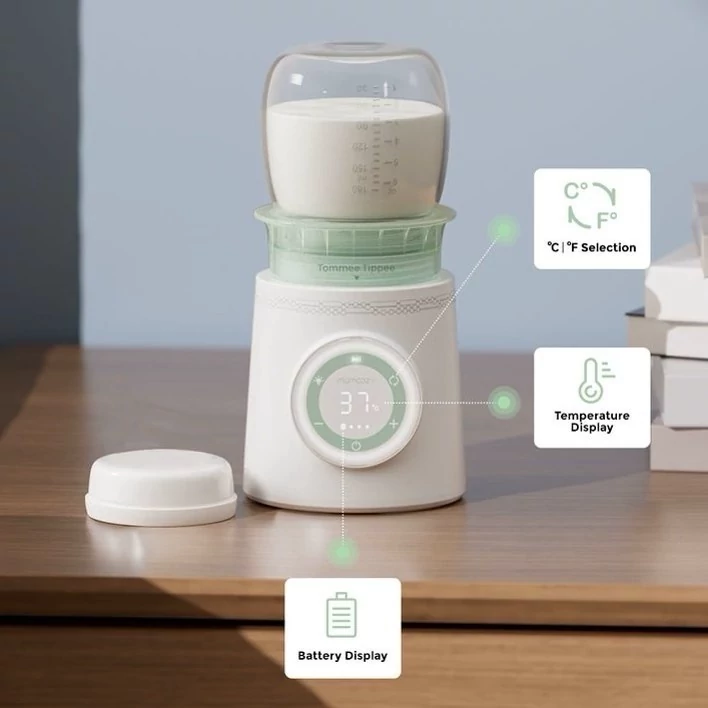 گرم کن شیشه شیر کودک قابل حمل برند momcozy مدل MW03