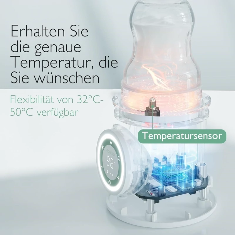 گرم کن شیشه شیر کودک قابل حمل برند momcozy مدل MW03