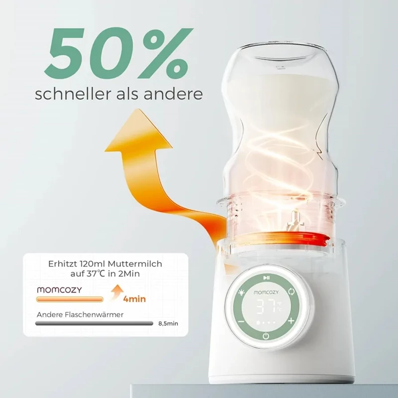 گرم کن شیشه شیر کودک قابل حمل برند momcozy مدل MW03