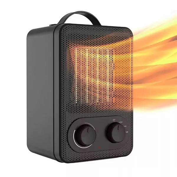 بخاری برقی فن دار رومیزی 1800 وات مدل QN03 برند POCHEA