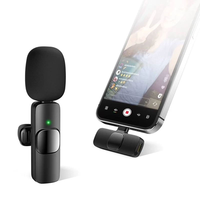 میکروفون بی سیم یقه ای دو عددی