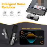 میکروفون بی سیم یقه ای دو عددی