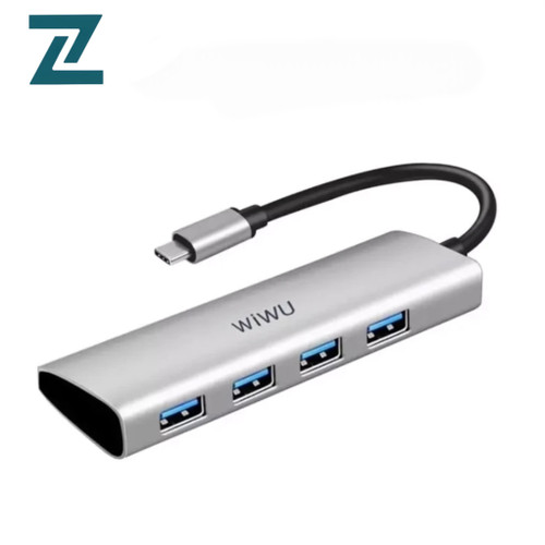 هاب 4 پورته USB-C برند WIWU مدل A440
