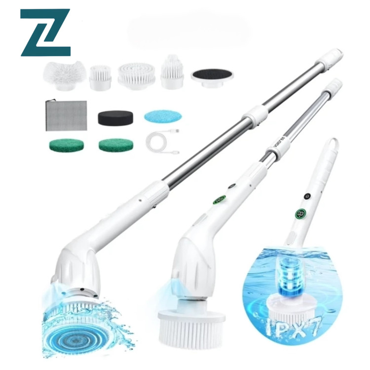 اسکرابر چرخشی شارژی ضد اب برند VaxBree با صفحه نمایش LED