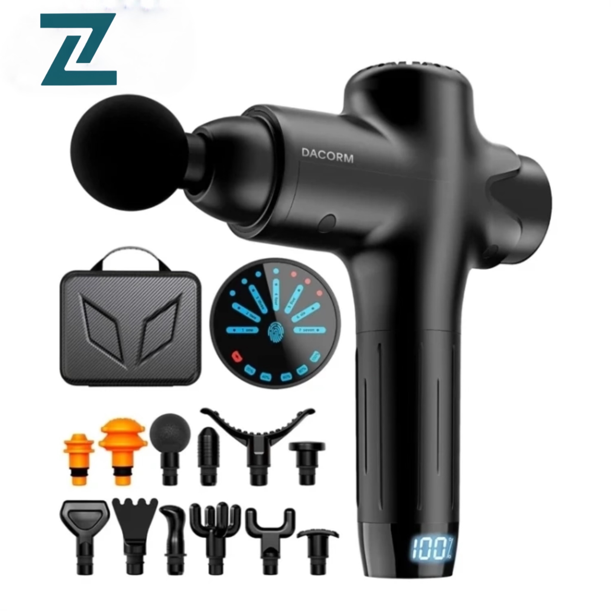 ماساژور تفنگی گان بافت عمیق برند DACORM مدل Y8 Pro Max