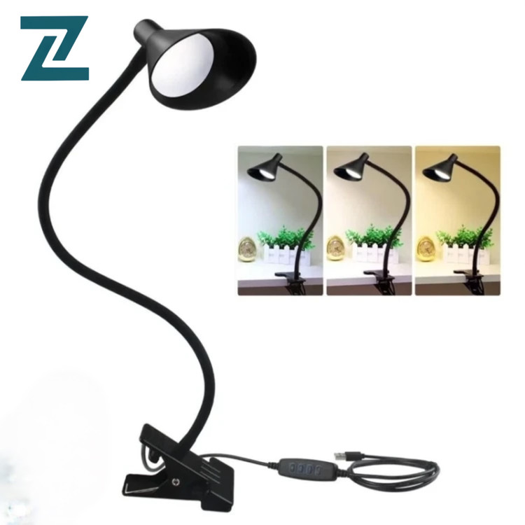 چراغ مطالعه ی گیره ای LED Qooltek 3