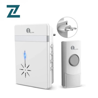 زنگ درب بیسیم برد 300 متر برند 1BYONE مشکی