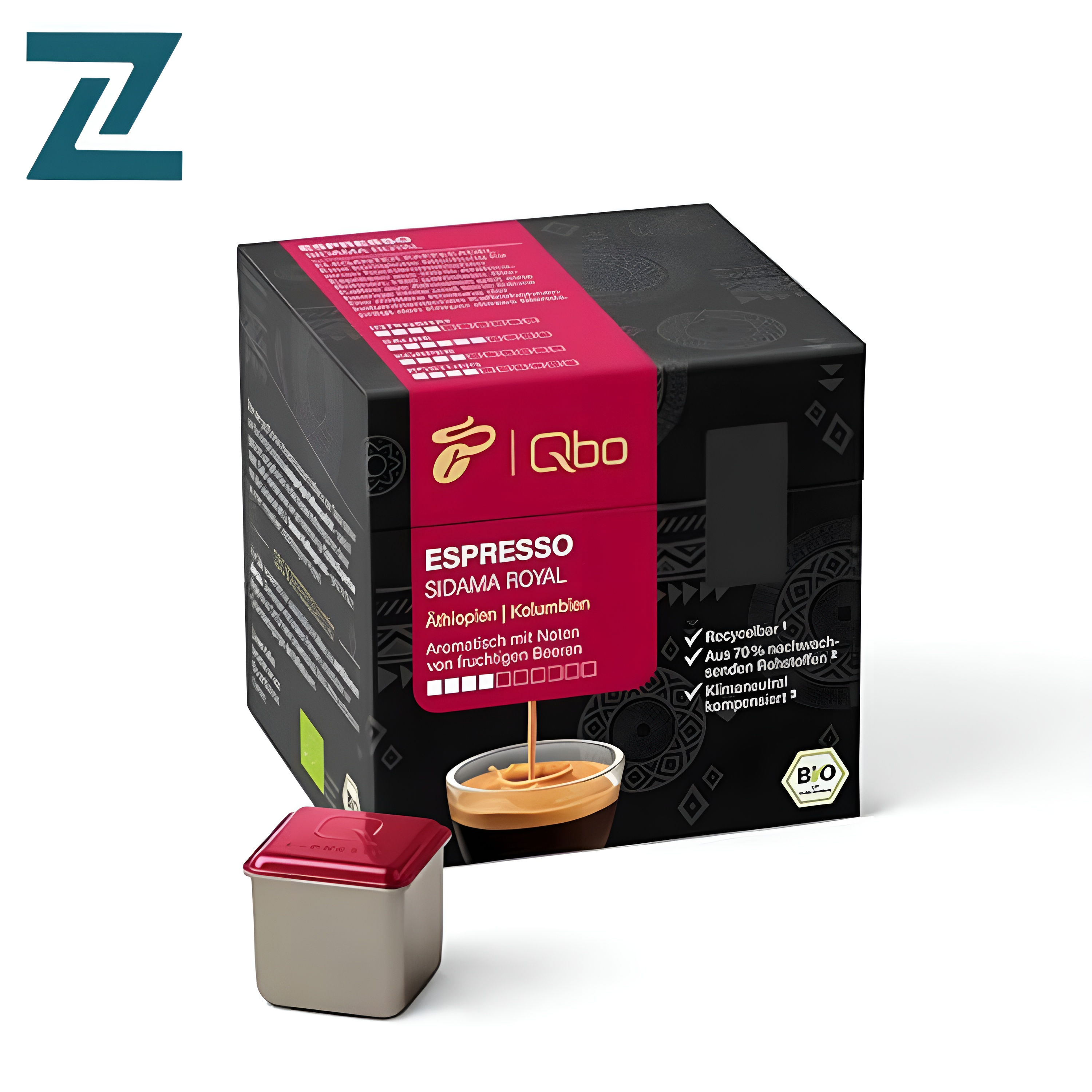 کپسول قهوه چیبو کیوبو – اسپرسو سیداما رویال (میوه‌ای و معطر، شدت ۴/۱۰)