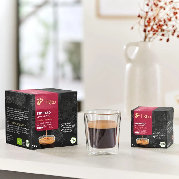 کپسول قهوه چیبو کیوبو – اسپرسو سیداما رویال (میوه‌ای و معطر، شدت ۴/۱۰)