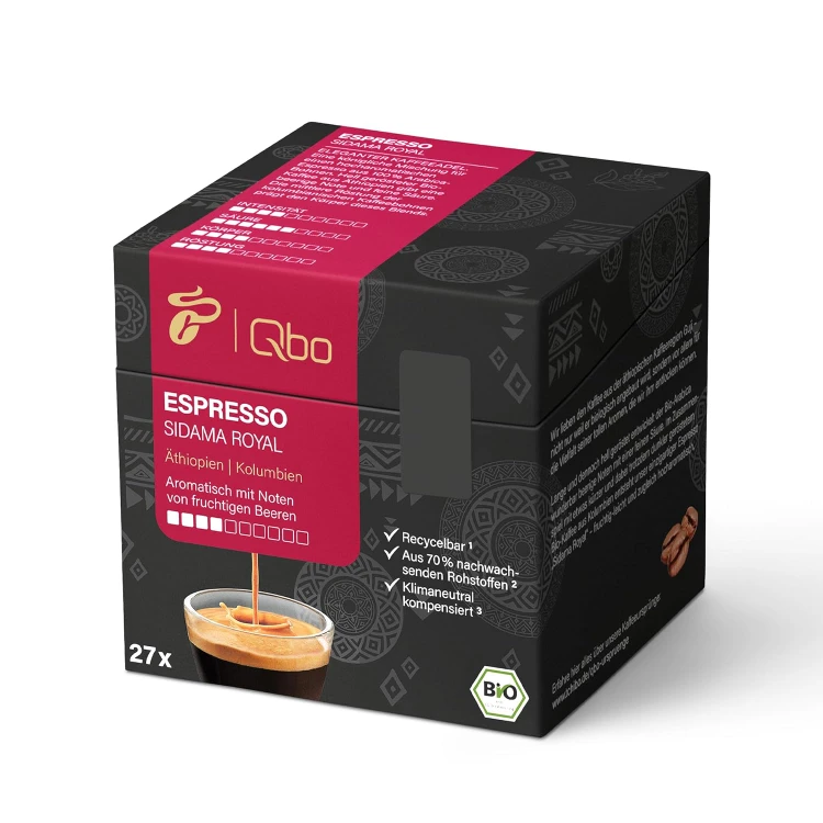 کپسول قهوه چیبو کیوبو – اسپرسو سیداما رویال (میوه‌ای و معطر، شدت ۴/۱۰)