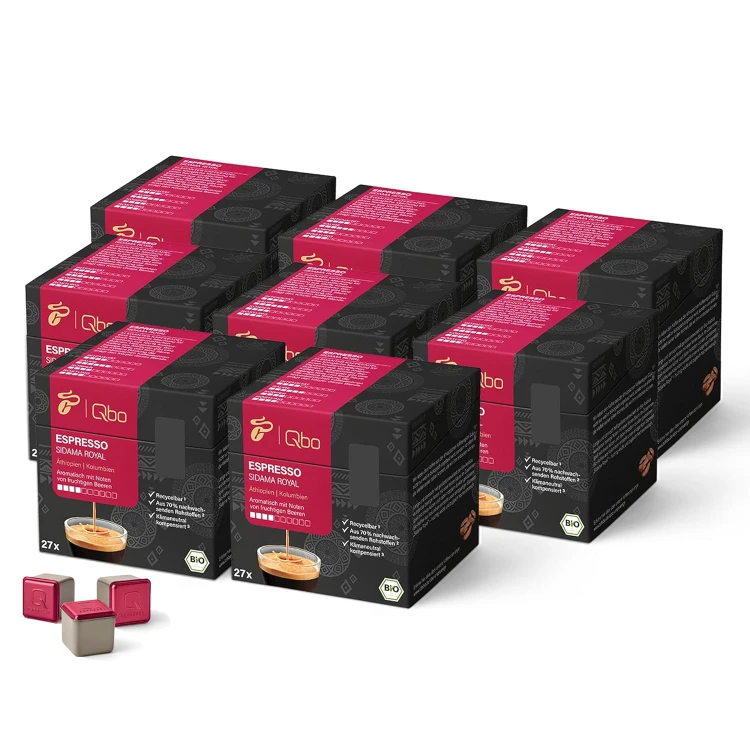 کپسول قهوه چیبو کیوبو – اسپرسو سیداما رویال (میوه‌ای و معطر، شدت ۴/۱۰)