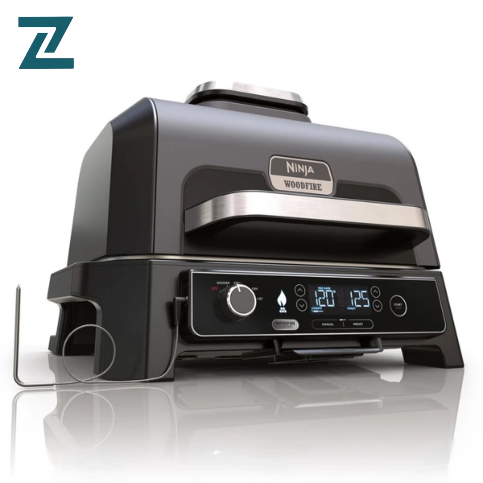 گریل باربیکیو برند نینجا مدل مدل OG-850 |گریل و دودی‌کن برقی