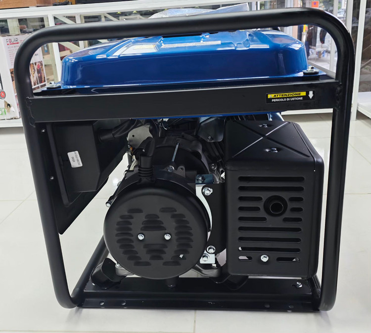 ژنراتور برق ۵ کیلووات بنزینی برند هیوندا مدل DLGE6500 چهار زمانه تک فاز (Stage V) با AVR و موتور قدرتمند ۱۴ اسب بخار