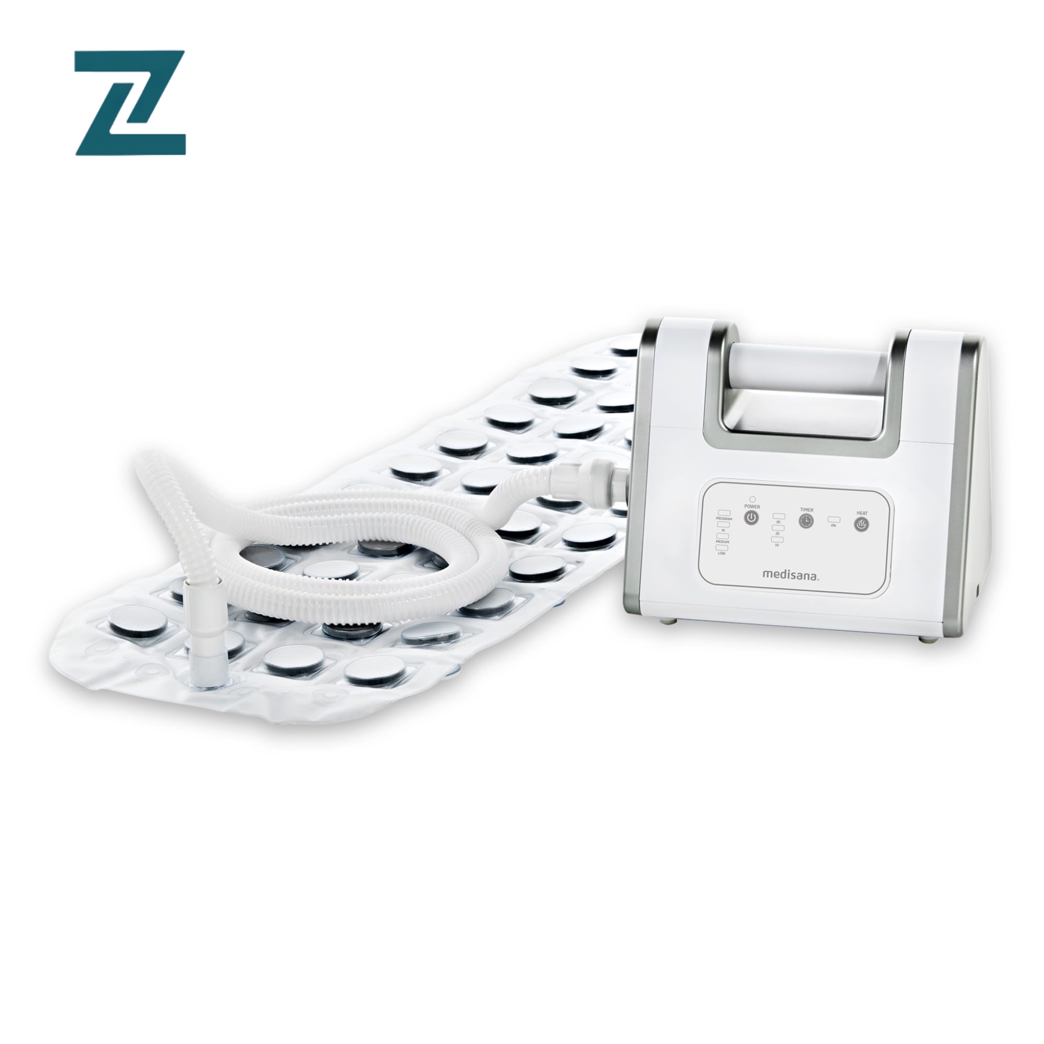 تشک ماساژور وان برند مدیسانا مدل BBS Air | جکوزی ماساژ حبابی با گرم‌کن، آروماتراپی و کنترل از راه دور