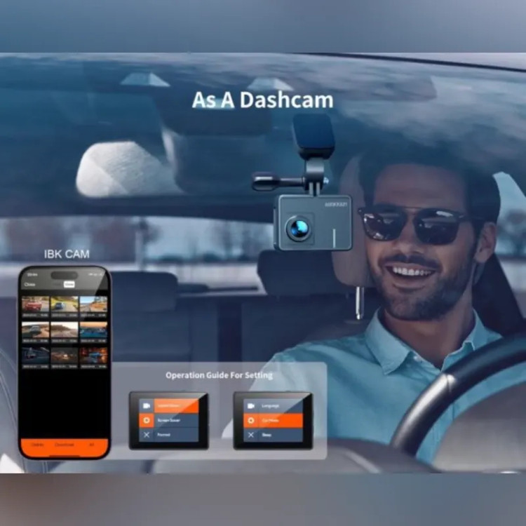 دوربین اکشن ورزشی 4k برند iZEEKER مدل iA100 و گیمبال و لرزشگیر برند YI Action Gimbal