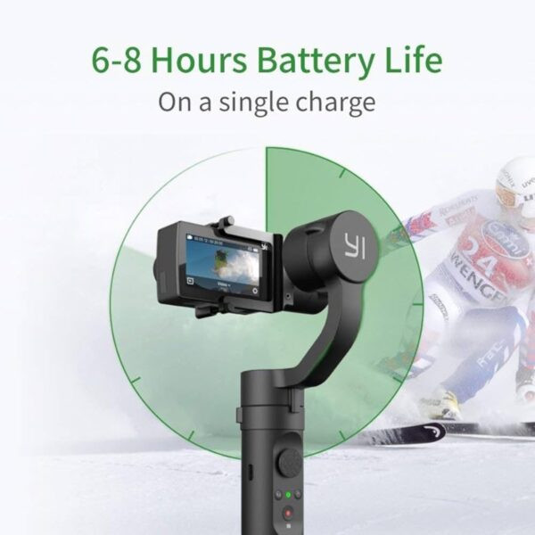 دوربین اکشن 4K ورزشی WOLFANG GA100 با گیمبال و لرزشگیر سهمحوره YI Action Gimbal