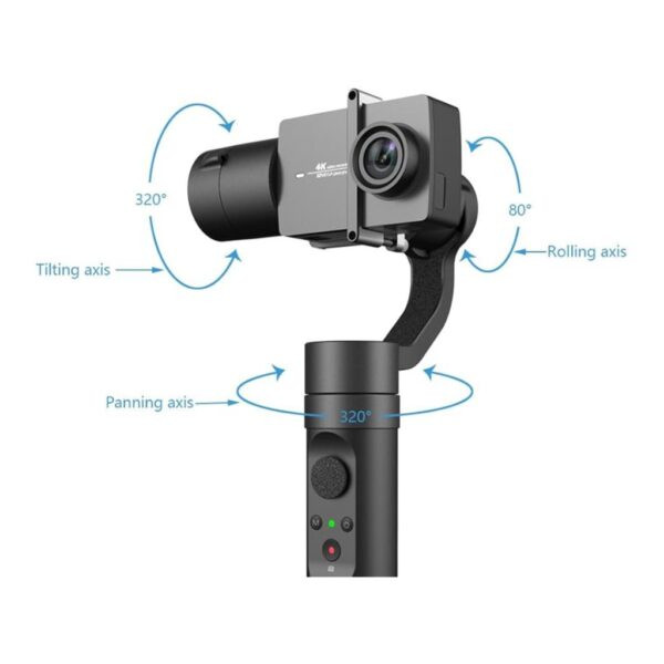 دوربین اکشن 4K ورزشی WOLFANG GA100 با گیمبال و لرزشگیر سهمحوره YI Action Gimbal