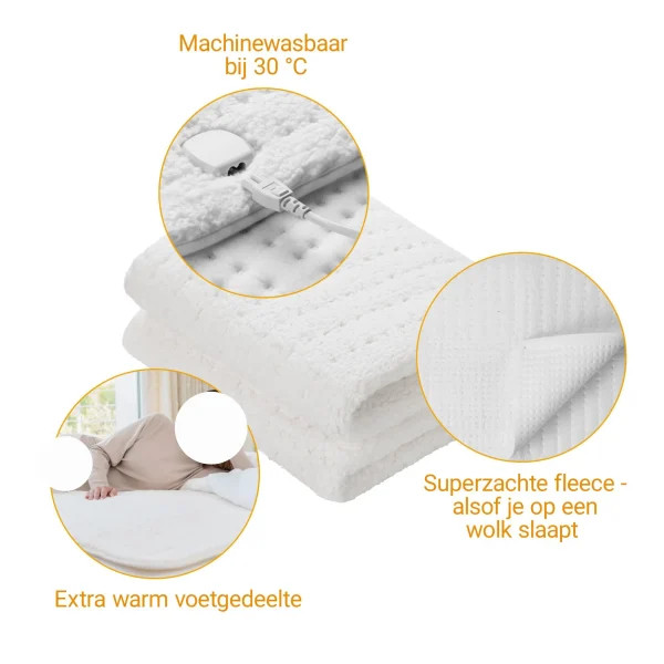 زیرانداز حرارتی تخت برند مدیسانا مدل HU 672 Maxi Fleece | پتو برقی ۸۰×۱۵۰