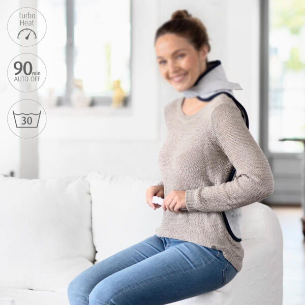 پد گرمایشی گردن و کمر برند مدیسانا مدل HP 460 | گرمکن برقی گردن و کمر